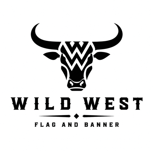 Wild West Flag Badge